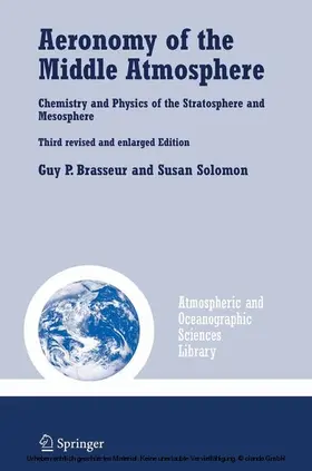 Brasseur / Solomon |  Aeronomy of the Middle Atmosphere | eBook | Sack Fachmedien