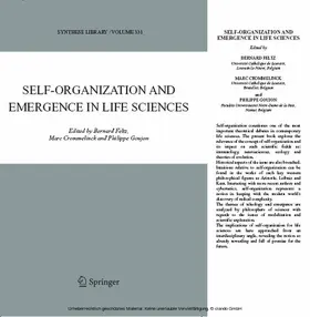Feltz / Crommelinck / Goujon | Self-organization and Emergence in Life Sciences | E-Book | sack.de