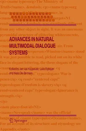 van Kuppevelt / Bernsen / Dybkjær |  Advances in Natural Multimodal Dialogue Systems | Buch |  Sack Fachmedien