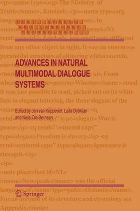 van Kuppevelt / Dybkjær / Bernsen |  Advances in Natural Multimodal Dialogue Systems | eBook | Sack Fachmedien