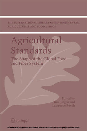 Bingen / Busch | Agricultural Standards | E-Book | sack.de