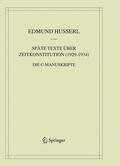 Husserl / Lohmar |  Späte Texte über Zeitkonstitution (1929-1934) | Buch |  Sack Fachmedien