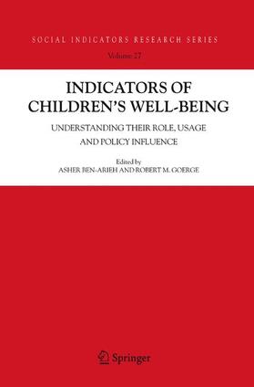 Ben-Arieh / Goerge |  Indicators of Children's Well-Being | Buch |  Sack Fachmedien