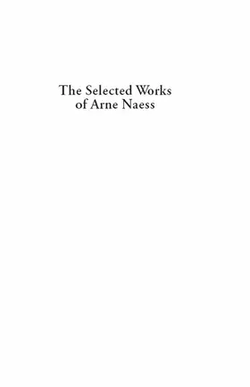 Naess | The Selected Works of Arne Naess | E-Book | www.sack.de