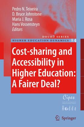 Teixeira / Vossensteyn / Johnstone | Cost-sharing and Accessibility in Higher Education: A Fairer Deal? | Buch | sack.de