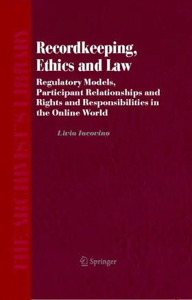 Iacovino |  Recordkeeping, Ethics and Law | eBook | Sack Fachmedien