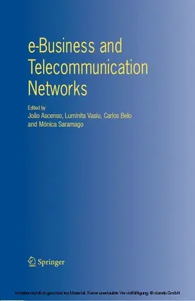 Ascenso / Vasiu / Belo | e-Business and Telecommunication Networks | E-Book | sack.de