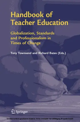 Townsend / Bates |  Handbook of Teacher Education | eBook | Sack Fachmedien