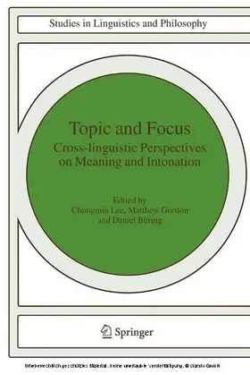 Lee / Gordon / Büring | Topic and Focus | E-Book | sack.de