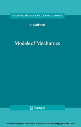Klarbring |  Models of Mechanics | eBook | Sack Fachmedien