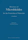 Paulus |  Directory of Microbicides for the Protection of Materials: A Handbook | Buch |  Sack Fachmedien