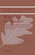 Postma |  Why care for Nature? | Buch |  Sack Fachmedien