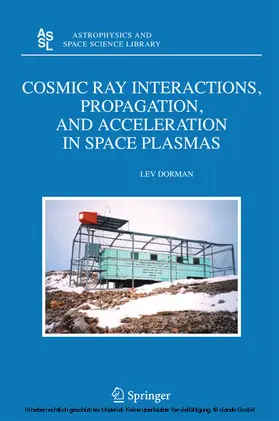 Dorman | Cosmic Ray Interactions, Propagation, and Acceleration in Space Plasmas | E-Book | sack.de