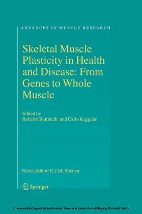 Bottinelli / Reggiani |  Skeletal Muscle Plasticity in Health and Disease | eBook | Sack Fachmedien