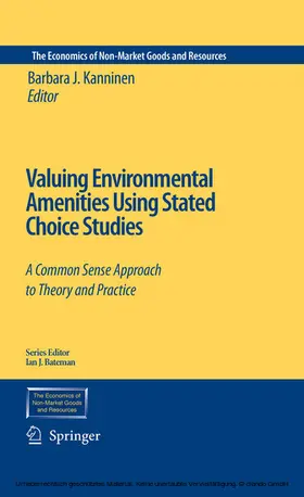 Kanninen | Valuing Environmental Amenities Using Stated Choice Studies | E-Book | sack.de