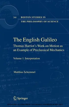 Schemmel |  The English Galileo | eBook | Sack Fachmedien