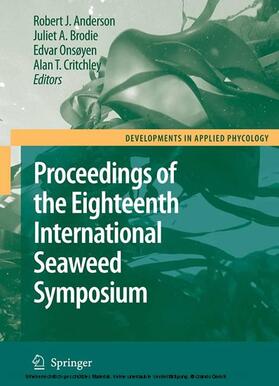 Anderson / Brodie / Onsøyen |  Eighteenth International Seaweed Symposium | eBook | Sack Fachmedien