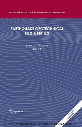 Pitilakis |  Earthquake Geotechnical Engineering | eBook | Sack Fachmedien