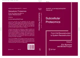 Bertrand / Faupel |  Subcellular Proteomics | eBook | Sack Fachmedien