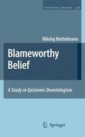 Nottelmann |  Blameworthy Belief | Buch |  Sack Fachmedien