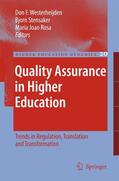 Westerheijden / Stensaker / Rosa |  Quality Assurance in Higher Education | Buch |  Sack Fachmedien