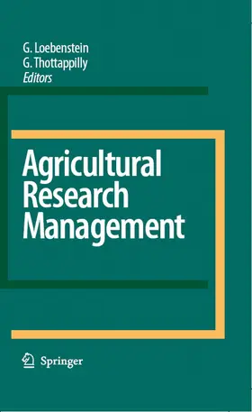 Loebenstein / Thottappilly |  Agricultural Research Management | eBook | Sack Fachmedien