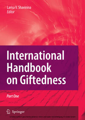 Shavinina | International Handbook on Giftedness | E-Book | sack.de