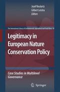 Keulartz / Leistra |  Legitimacy in European Nature Conservation Policy | Buch |  Sack Fachmedien