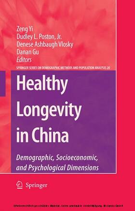 Zeng / Yi / Poston | Healthy Longevity in China | E-Book | sack.de