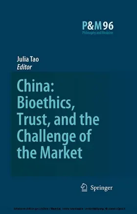Tao Lai Po-wah / Fan / Hoshino |  China: Bioethics, Trust, and the Challenge of the Market | eBook | Sack Fachmedien