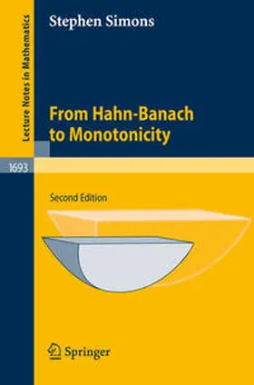 Simons | From Hahn-Banach to Monotonicity | E-Book | sack.de