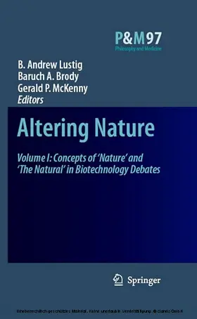Lustig / Brody / McKenny |  Altering Nature | eBook | Sack Fachmedien