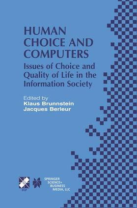 Berleur / Brunnstein |  Human Choice and Computers | Buch |  Sack Fachmedien