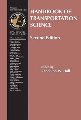 Hall |  Handbook of Transportation Science | Buch |  Sack Fachmedien