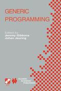 Jeuring / Gibbons |  Generic Programming | Buch |  Sack Fachmedien