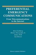 Carlberg / Brown / Desourdis |  Preferential Emergency Communications | Buch |  Sack Fachmedien