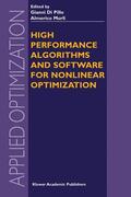 Murli / Pillo |  High Performance Algorithms and Software for Nonlinear Optimization | Buch |  Sack Fachmedien