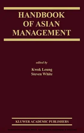 Leung |  Handbook of Asian Management | eBook | Sack Fachmedien