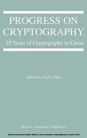 Chen | Progress on Cryptography | E-Book | sack.de