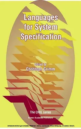 Grimm | Languages for System Specification | E-Book | www.sack.de