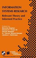 Kaplan / Truex / Wastell |  Information Systems Research | eBook | Sack Fachmedien