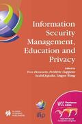 Deswarte / Cuppens / Jajodia |  Information Security Management, Education and Privacy | eBook | Sack Fachmedien