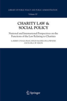 O'Halloran / McGregor-Lowndes / Simon | Charity Law & Social Policy | Buch | 978-1-4020-8413-3 | sack.de