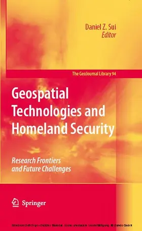 Sui | Geospatial Technologies and Homeland Security | E-Book | sack.de