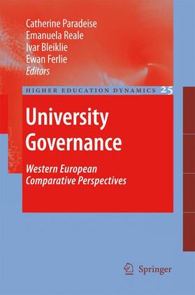 Paradeise / Reale / Bleiklie | University Governance | Buch | 978-1-4020-8637-3 | sack.de