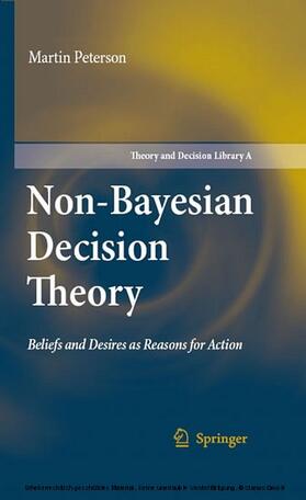 Peterson | Non-Bayesian Decision Theory | E-Book | sack.de