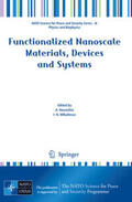 Vaseashta / Mihailescu |  Functionalized Nanoscale Materials, Devices and Systems | eBook | Sack Fachmedien