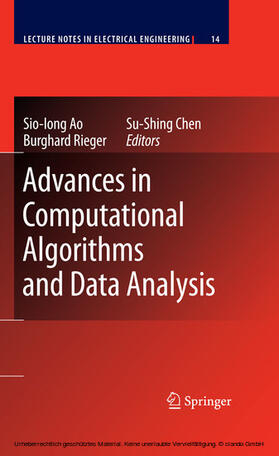 Ao / Rieger / Chen |  Advances in Computational Algorithms and Data Analysis | eBook | Sack Fachmedien