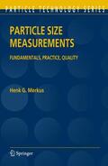 Merkus |  Particle Size Measurements | Buch |  Sack Fachmedien