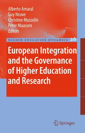 Amaral / Neave / Musselin |  European Integration and the Governance of Higher Education and Research | Buch |  Sack Fachmedien
